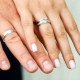Anneaux de mariage en or blanc