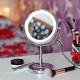 Miroir de table avec lumière: caractéristiques de choix