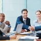 Etiquette et culture du comportement d'un homme d'affaires