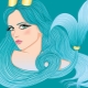 خصائص المرأة الجدي ، ولد في سنة الكلب