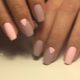 Manucure beige-rose - Idées de design et caractéristiques graphiques