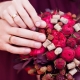 Bouquet pour la couleur de la mariée Marsala