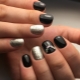 Comment faire une manucure en noir avec de l'argent?