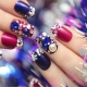Belles idées pour créer une manucure rouge et bleue