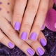 Manucure dans les tons lilas: idées originales et tendances de la mode