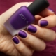 Manucure mauve pourpre - Idées et tendances de la mode