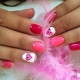 Tendances manucure rouge et rose