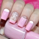 Idées originales pour manucure blanche et rose