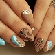 Ongles stylisés avec une image de la mer
