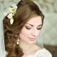 Coiffure de mariage sur le côté