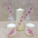 Comment décorer les bougies de mariage de vos propres mains?