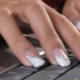 Belle conception des ongles blancs
