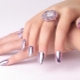 Options de conception originales pour les ongles expansés monotones
