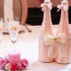 Décoration de bouteilles pour un mariage: manières et exemples intéressants