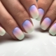 Variantes de manucure design élégant avec effet ombre