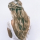 Coiffure cascade: options de tissage et de beaux exemples