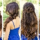 De belles coiffures pour les cheveux très longs