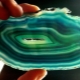 Agate verte: caractéristiques, propriétés et application