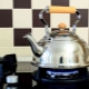 Théières pour la cuisinière à gaz: types et subtilités de choix