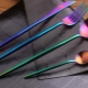 Couverts colorés