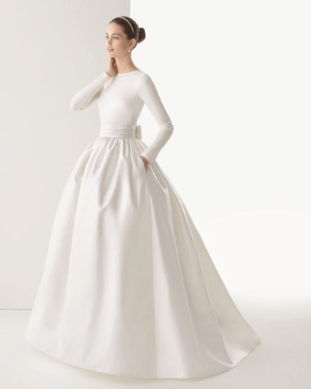 Robe de mariée manches longues