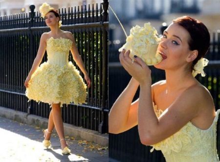 robe de mariée en chocolat