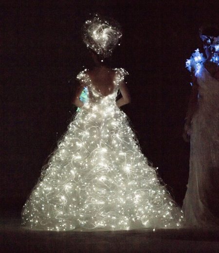Robe de mariée à LED