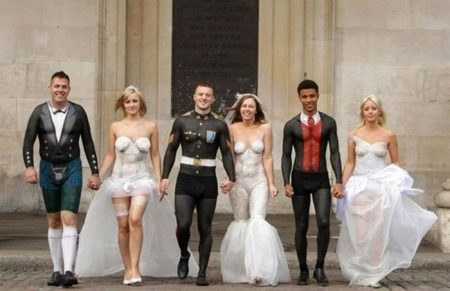 Tenues de mariage peintes - Body Art