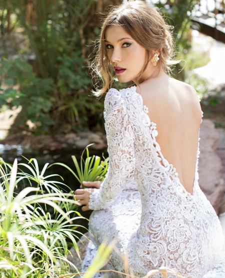 Accessoires pour robe de mariée en dentelle