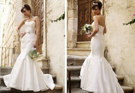 Robe de mariée simple sirène