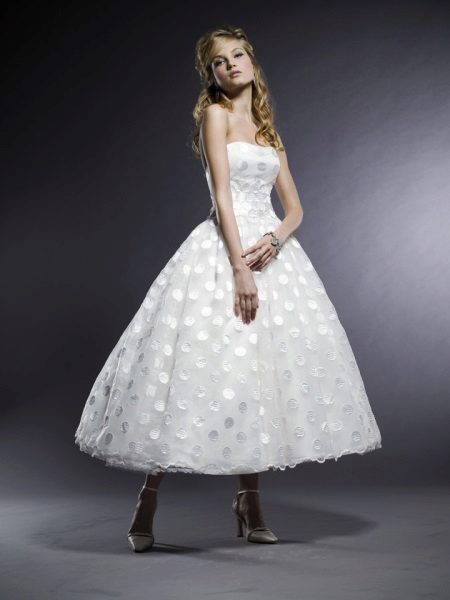 Robe de mariée midi