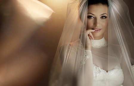 Voile de mariage pour robe de mariée