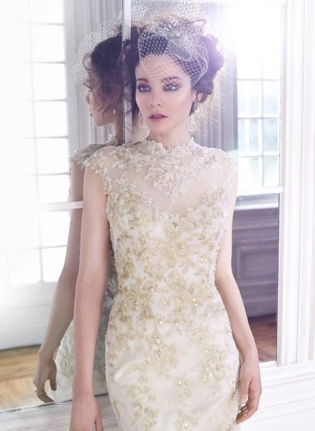 Robe de mariée coupe simple pour une seconde robe de mariée