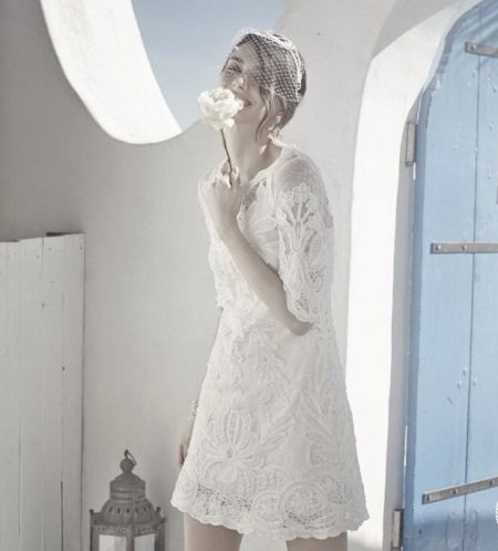 Robe de mariée courte