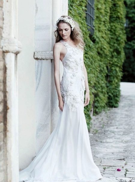 Robe de mariée blanche pour un second mariage