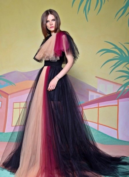 Robe de soirée couleur