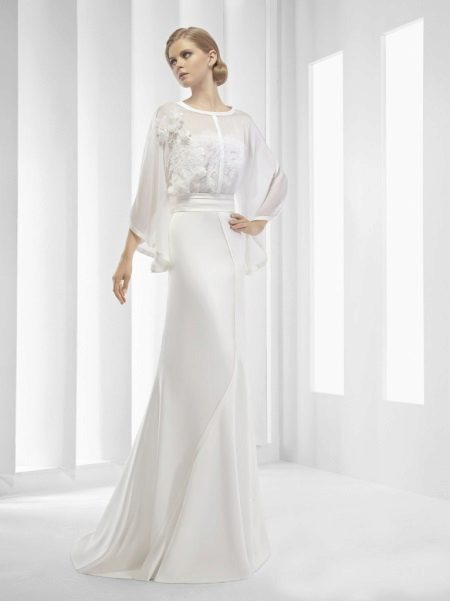 Robe de mariée aux épaules ouvertes