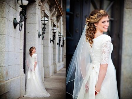 Accessoires pour une robe de mariée modeste