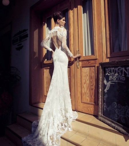 Robe de mariée sirène de plage