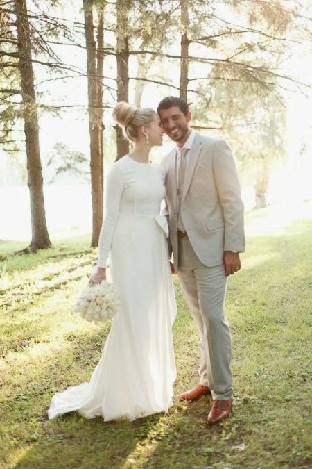 Robe de mariée pour mariage à manches longues