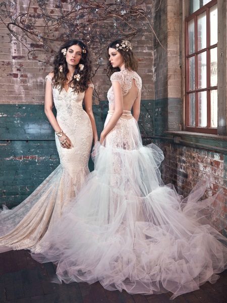 Galia Lahav Nyitott vissza Esküvői ruha