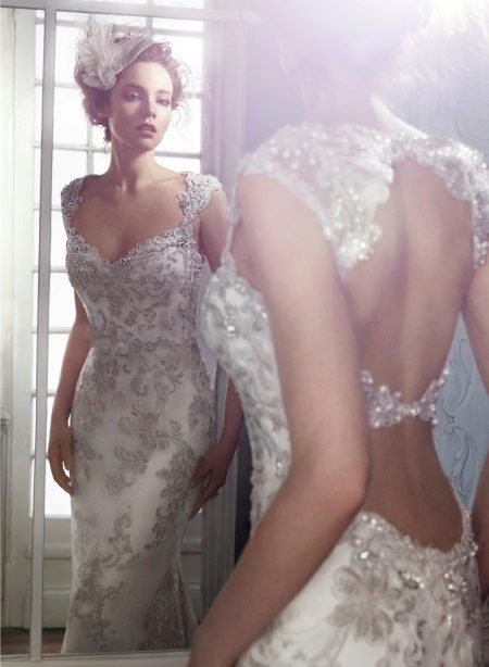 Maggie Sottero Backless esküvői ruha