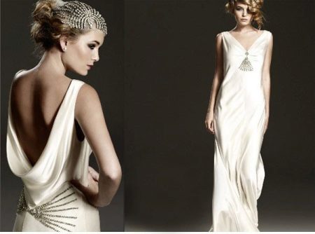 Robe de mariée des années 30