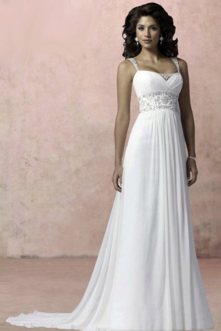 Robe de mariée de style empire