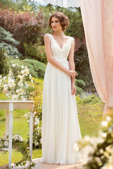 Robe de mariée à l'antique