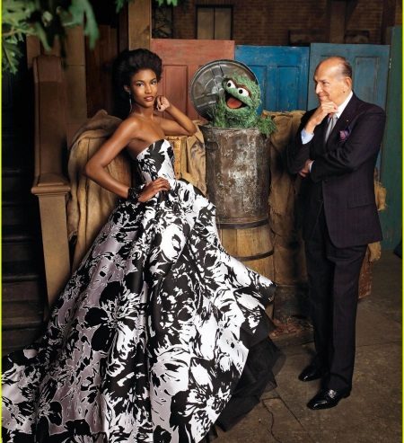 Robe de soirée de Oscar de la Renta color