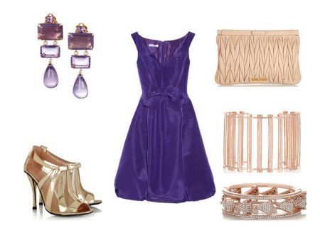 Accessoires Robe Pourpre