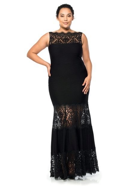 Tadashi Shoji robe de soirée avec de la dentelle