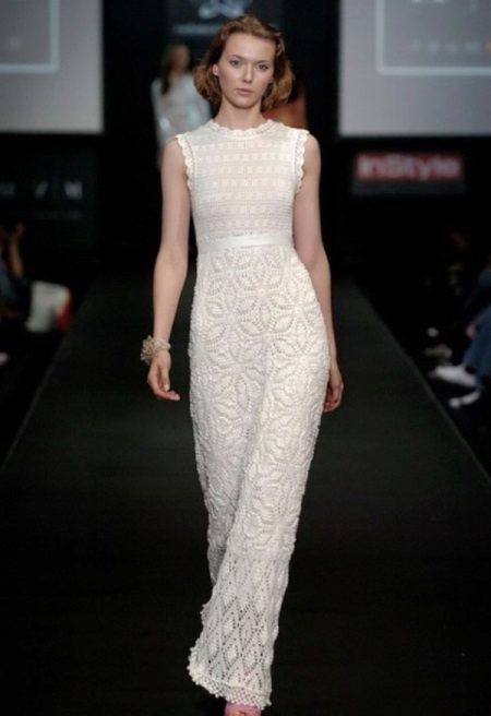 Robe de mariée au crochet par Rebecca Taylor