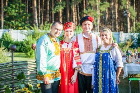 mariage à thème dans le style russe